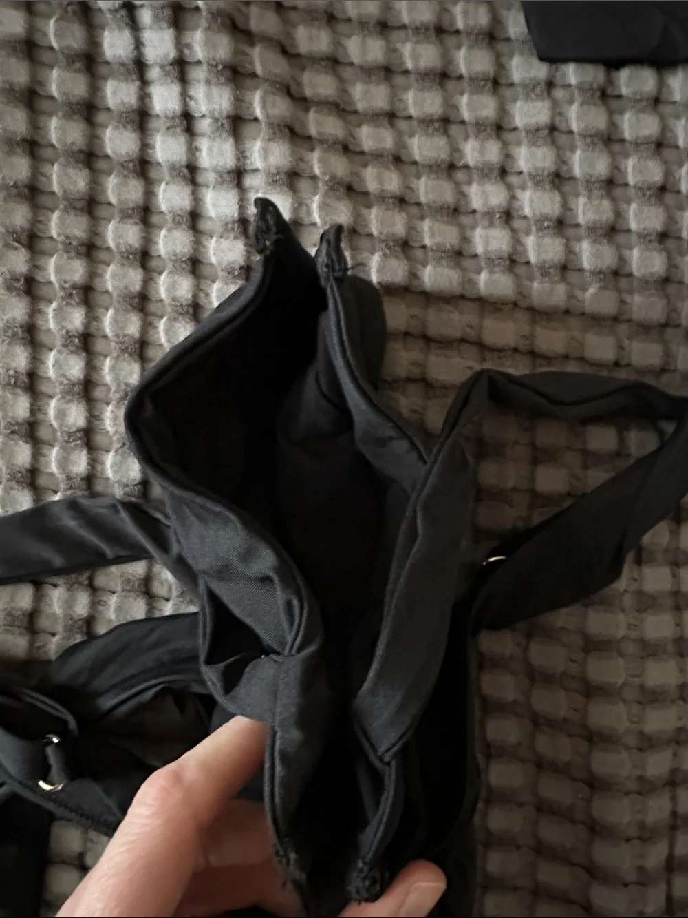 Monday Swimwear Black Underwire Bikini Set